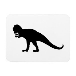 Black Dinosaur Magnet