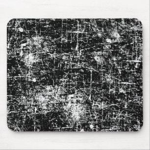 Black Distressed Look Mouse Pad