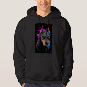 Black Doberman Hoodie