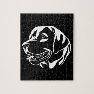 Black Dog Jigsaw Puzzle