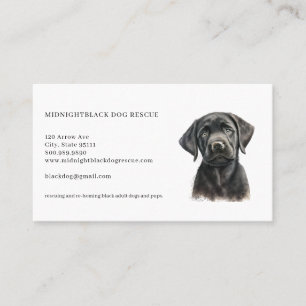 Black Dog Rescue Organisation Business Card