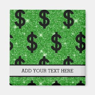 Black Dollar Sign Money Entrepreneur Wall Street Magnet