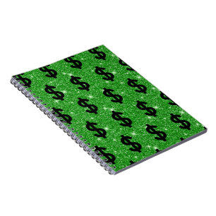 Black Dollar Sign Money Entrepreneur Wall Street Notebook
