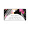 Black Dots Bride & Groom Return Address Label