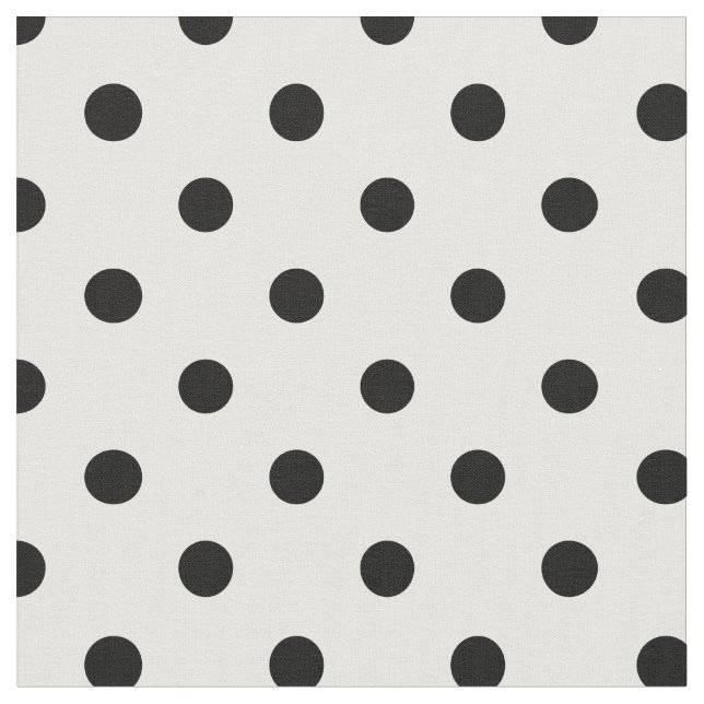 Black Dots | Fabric (Close Up)