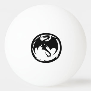 Black Dragon 1 star ping pong ball