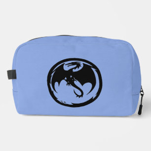 Black Dragon blue dopp kit toiletry bag