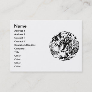 Black Dragon Business Card