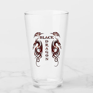 Black Dragon Drinkware Glass