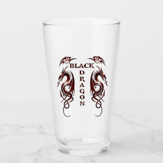 Black Dragon Drinkware Glass