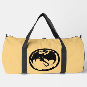 Black Dragon gold duffel bag