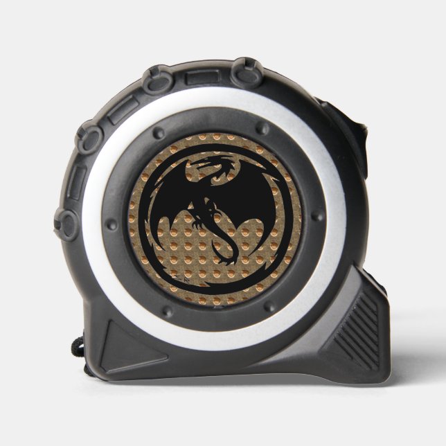 Black Dragon Gold Indent tape measure 1 (Front)