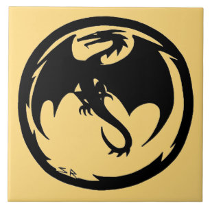 Black Dragon Gold large tile