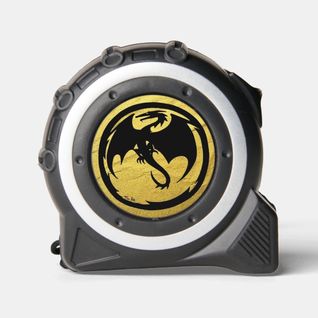 Black Dragon Gold Vein tape measure 1 (Front)