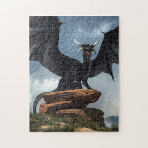 Black Dragon Jigsaw Puzzle