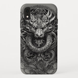 Black Dragon Majesty: Mystical Tee Design  iPhone XR Case