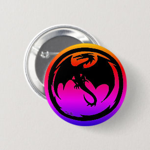 Black Dragon neon button