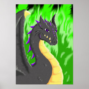 Black Dragon Poster