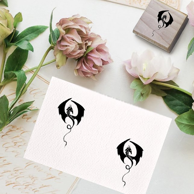 Black Dragon Rubber Stamp (Creator Uploaded)