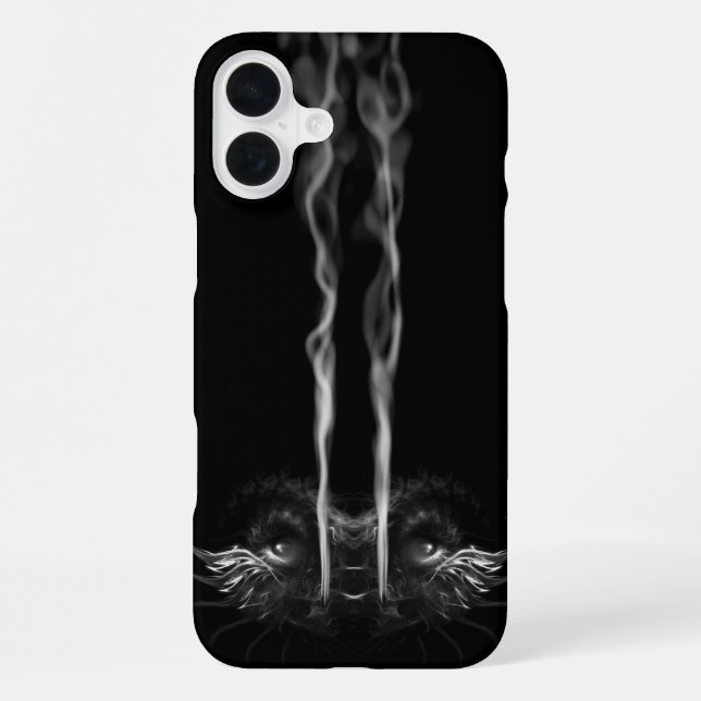Black Dragon Smoke iPhone Case (Back)