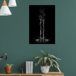 Black Dragon Smoke Poster