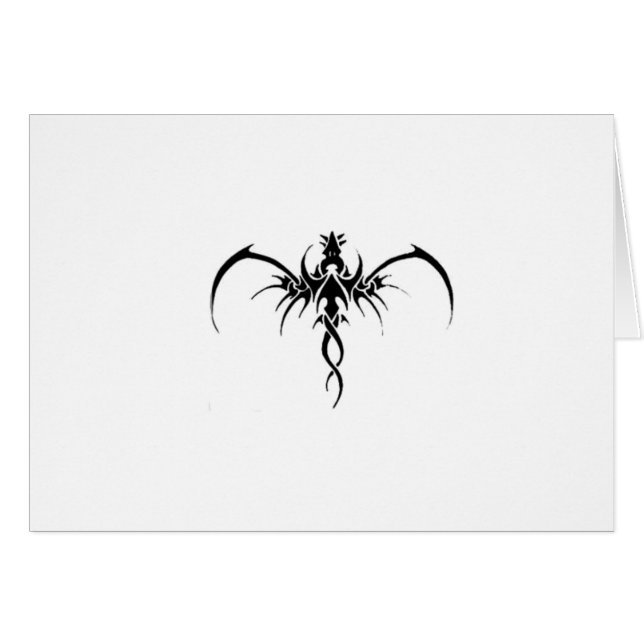 Black dragon tattoo (Front Horizontal)