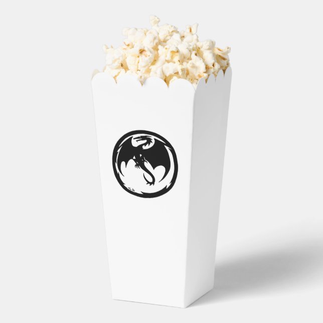 Black Dragon white popcorn boxes (Popped)