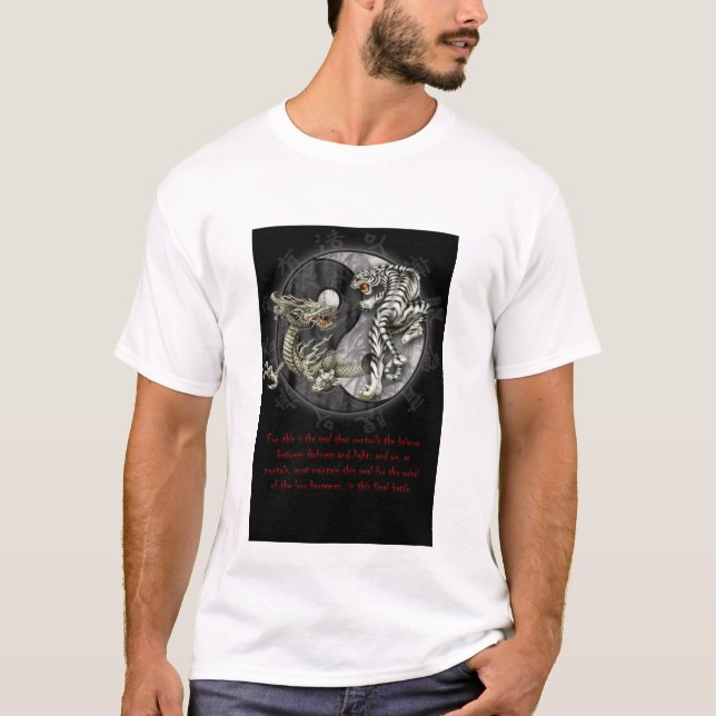 Black Dragon/White Tiger T-Shirt (Front)