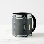 Black drum full print mug<br><div class="desc">- Funny drum mug gift for drummers.
- Gift for musician lovers.
-  A perfect gift for your boyfriend,  your son,  your father, ...  who love drum.</div>
