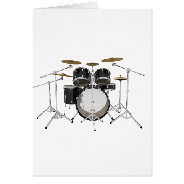 Black Drum Kit: (Front)