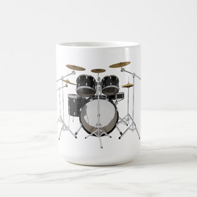 Black Drum Kit: Coffee Mug (Center)
