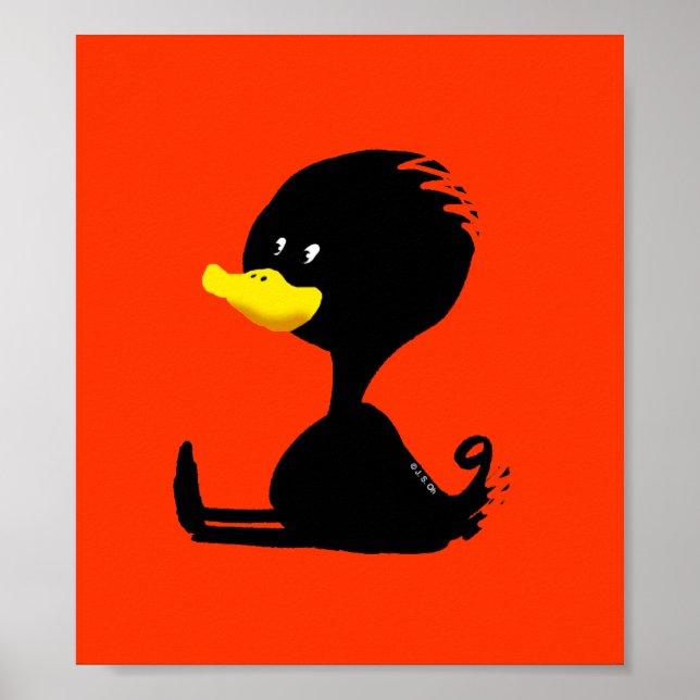 black ducky poster (Front)