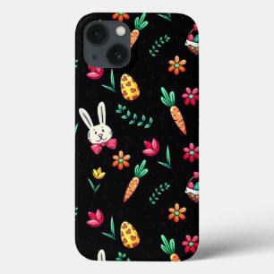Black Easter Pattern Phone Case