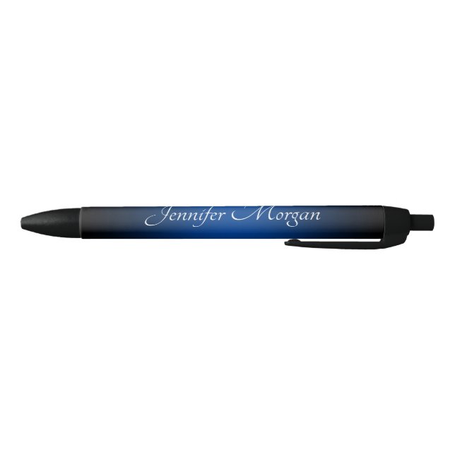 Black Edge Blue Ombre Ink Pen (Bottom)