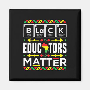 Black Educators Problem Black History Month Pride Magnet