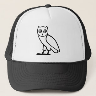 Black Egyptian Owl Trucker Hat