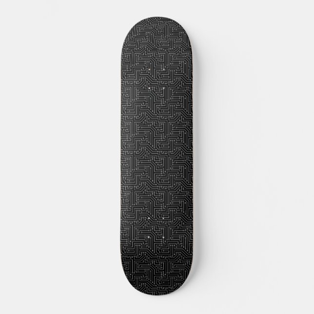 Black Electronica Skateboard (Front)