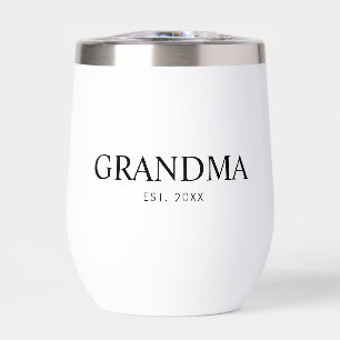 Black Elegant Modern Established Grandma