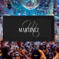Black Elegant Personalised Last Name | Name