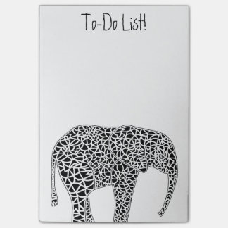 Black Elephant - Post It Notes