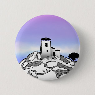 Black Elk Peak Mountains 6 Cm Round Badge