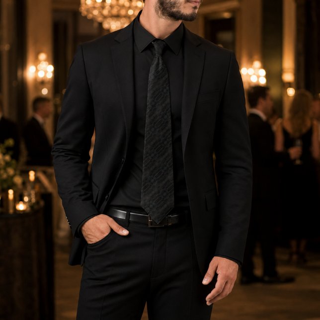 Black Enigma Tie (Creator Uploaded)
