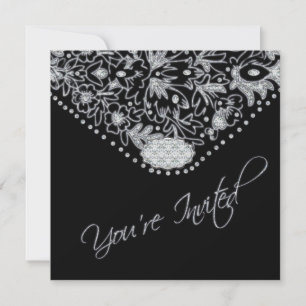 Black Envelope - Invitation - Your Choice