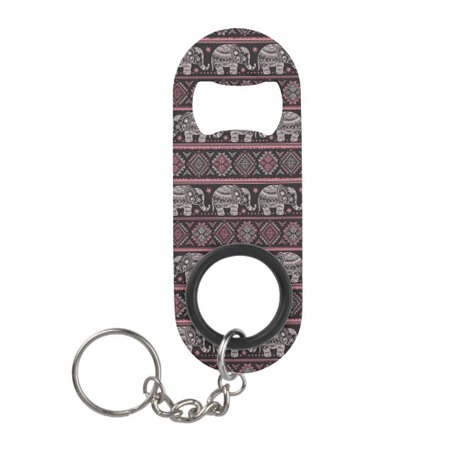 Black Ethnic Elephant Pattern (Front)