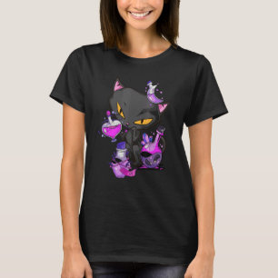 black evil cat potion T-Shirt