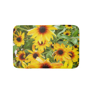 Black Eyed Susan  Bath Mat