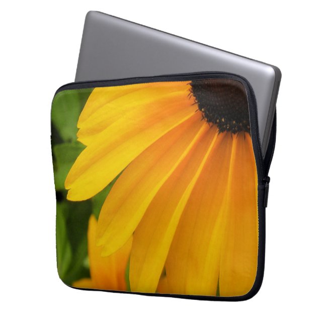 Black-eyed Susan Laptop Sleeve (Front Left)