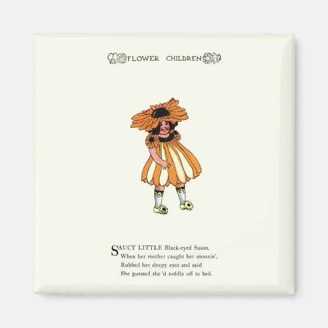 Black-Eyed Susan Magnet (Front)