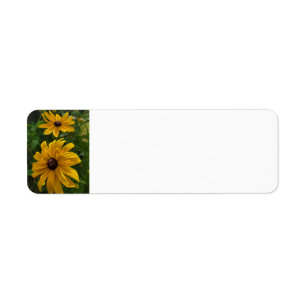 Black-eyed Susan Return Address Label