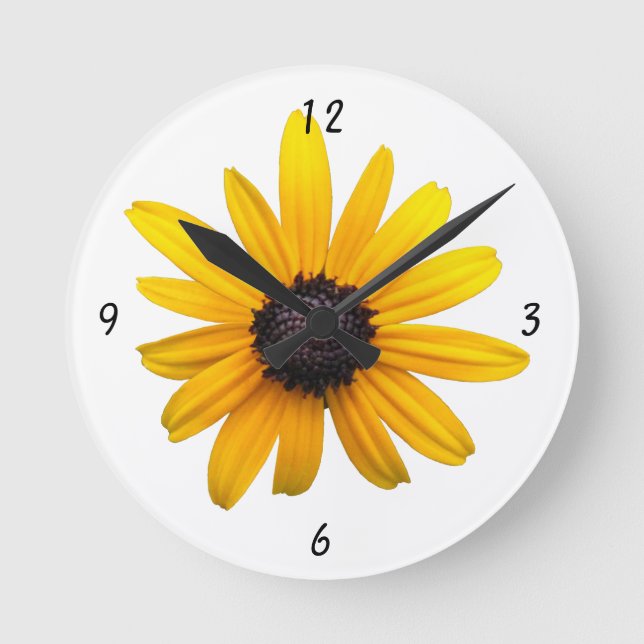 Black-eyed Susan Wall Clock (Front)